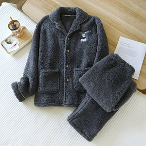 Pyjama pilou pilou homme motif lapin