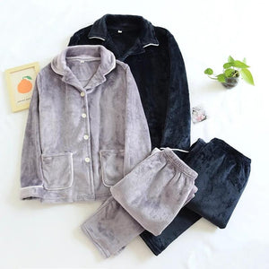 Pyjama polaire couple