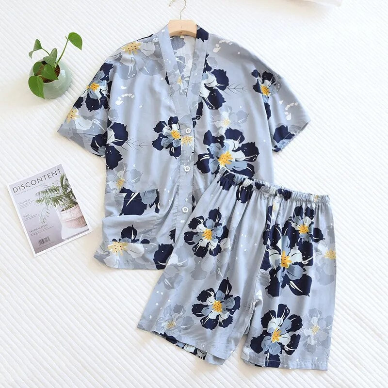 pyjama short satin femme