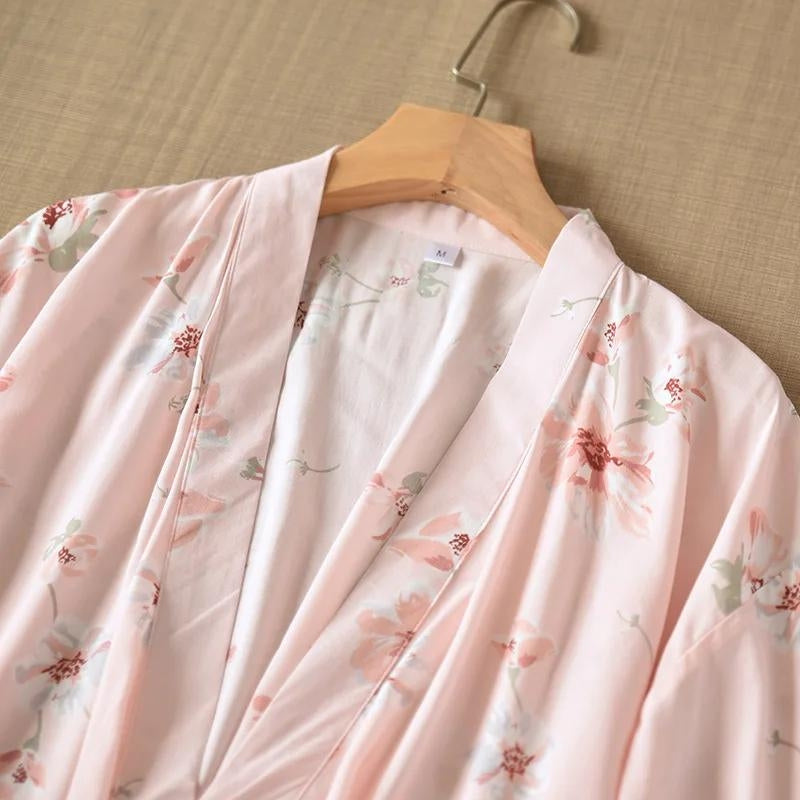 pyjama short coton kimono
