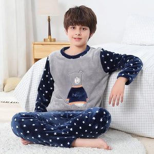 Pyjama velours garçon