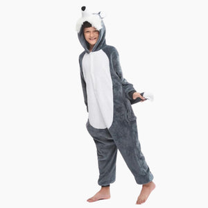 Surpyjama polaire garçon husky