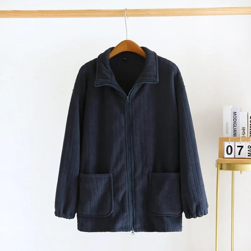 Veste pyjama homme, pyjama veste homme, pyjama homme veste boutonnée carrefour, veste de nuit homme